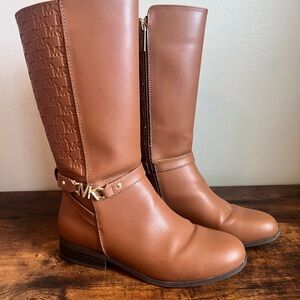 Girls’ Michael Kors Little Kid & Big Kid Finley Drake Boots Brown Size 4